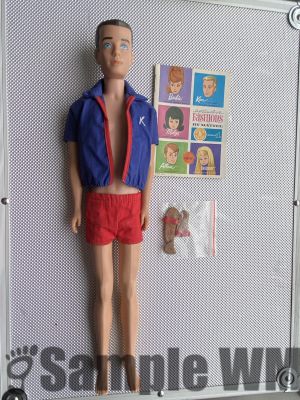 Bendable Leg Ken 
original Kleidung, Booklet nm-m 170
